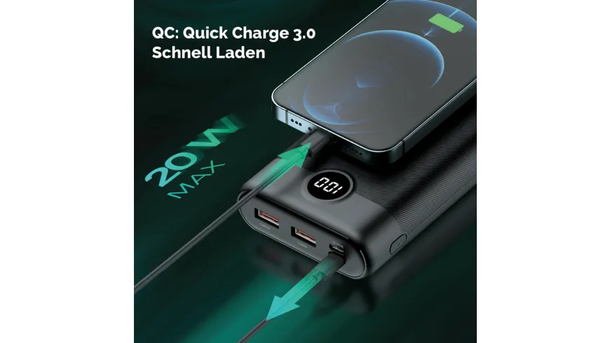 XCOAST XC30 Powerbank 30.000mAh