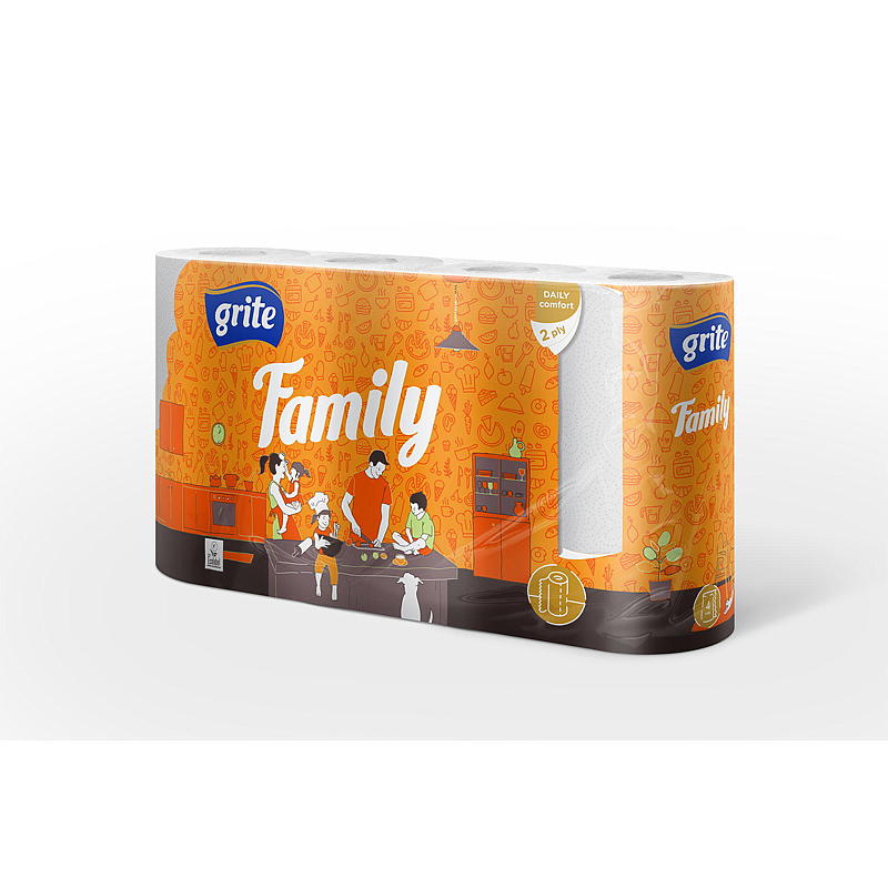 Grite Tørkerull 4-pk Grite Family