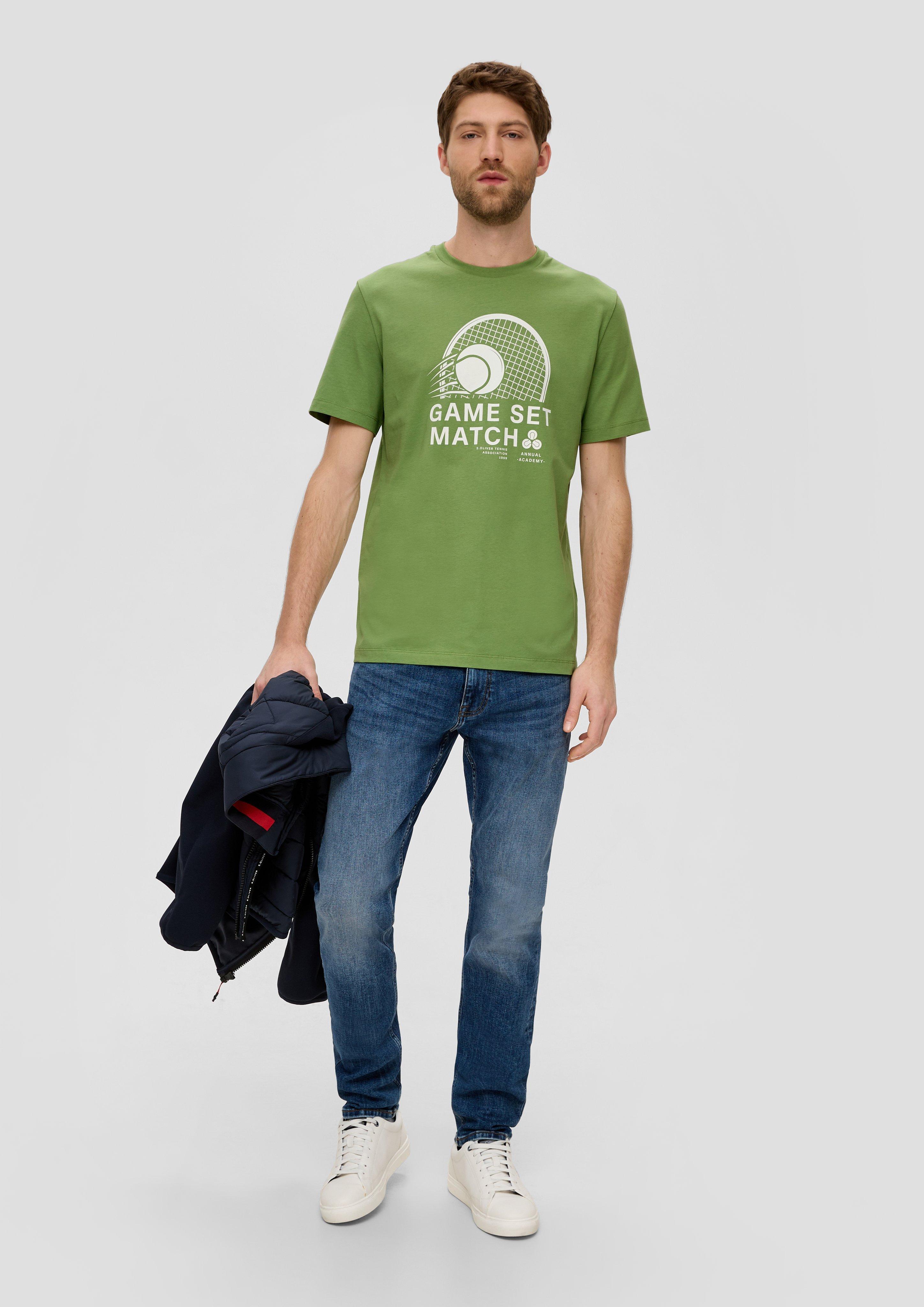 T-Shirt mit Frontprint  2141461-74D3