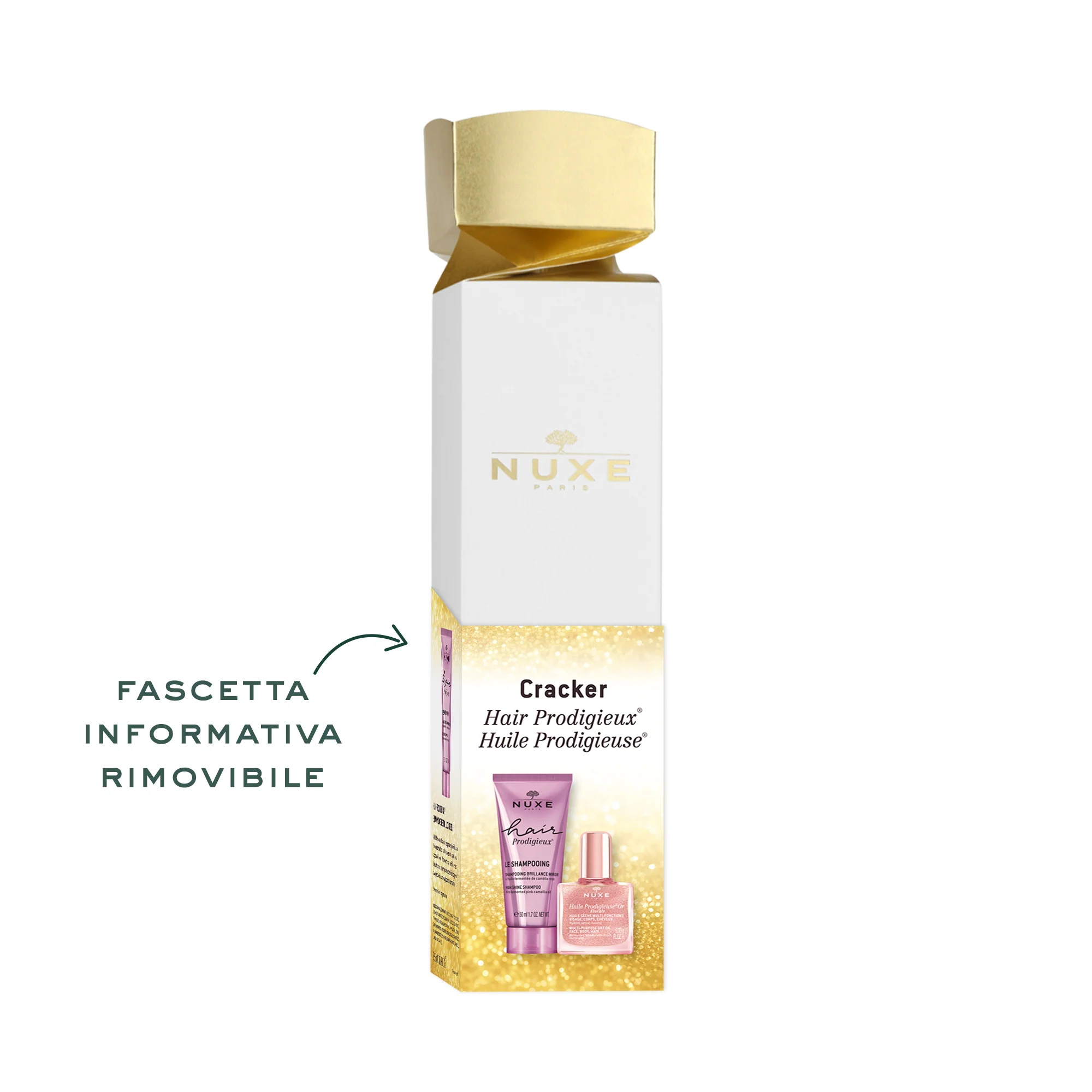 Huile Prodigieuse Cracker Glow - Sets para rostro y cuerpo, aceite nutritivo para el rostro, aceite corporal