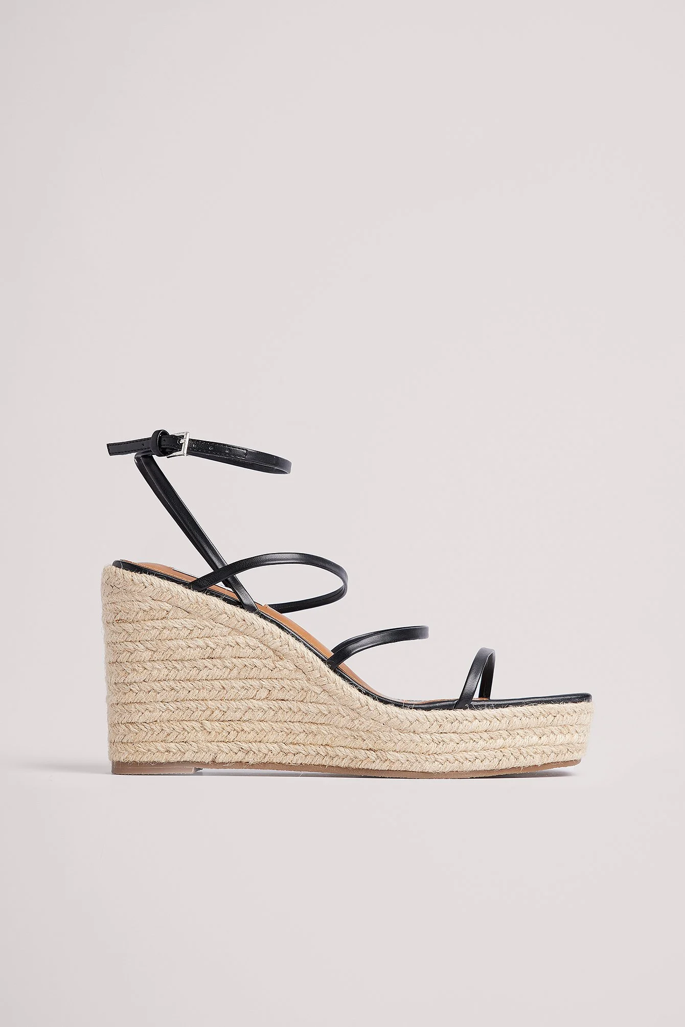 Jutesandalen mit Riemchen