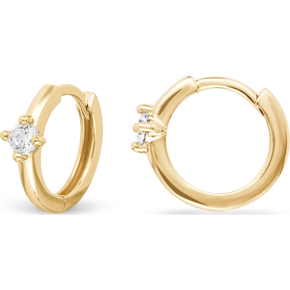 FAVS Créoles 585 Or jaune Boucles d'oreilles