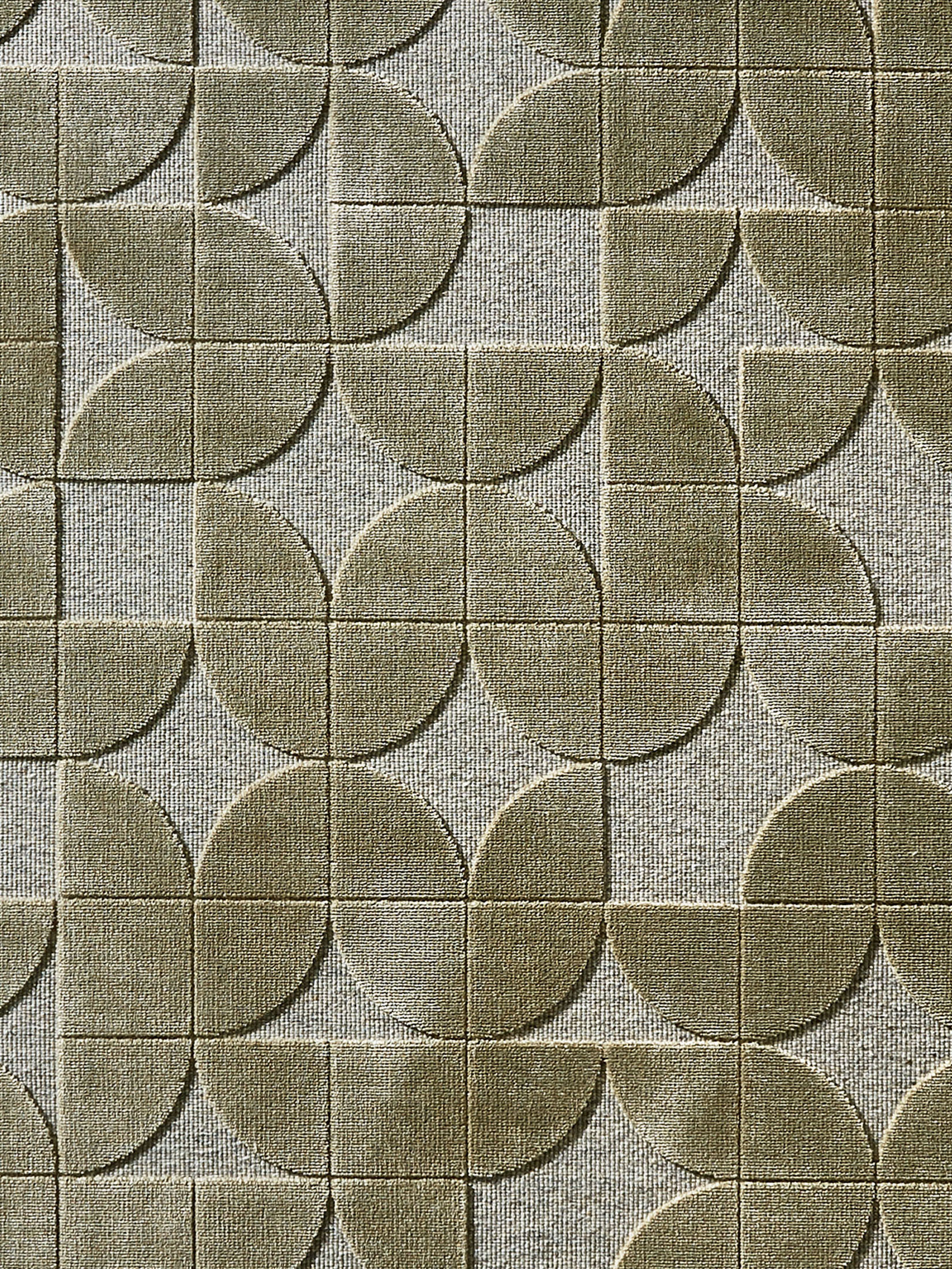 Butterfield Moderner Teppich, Olive