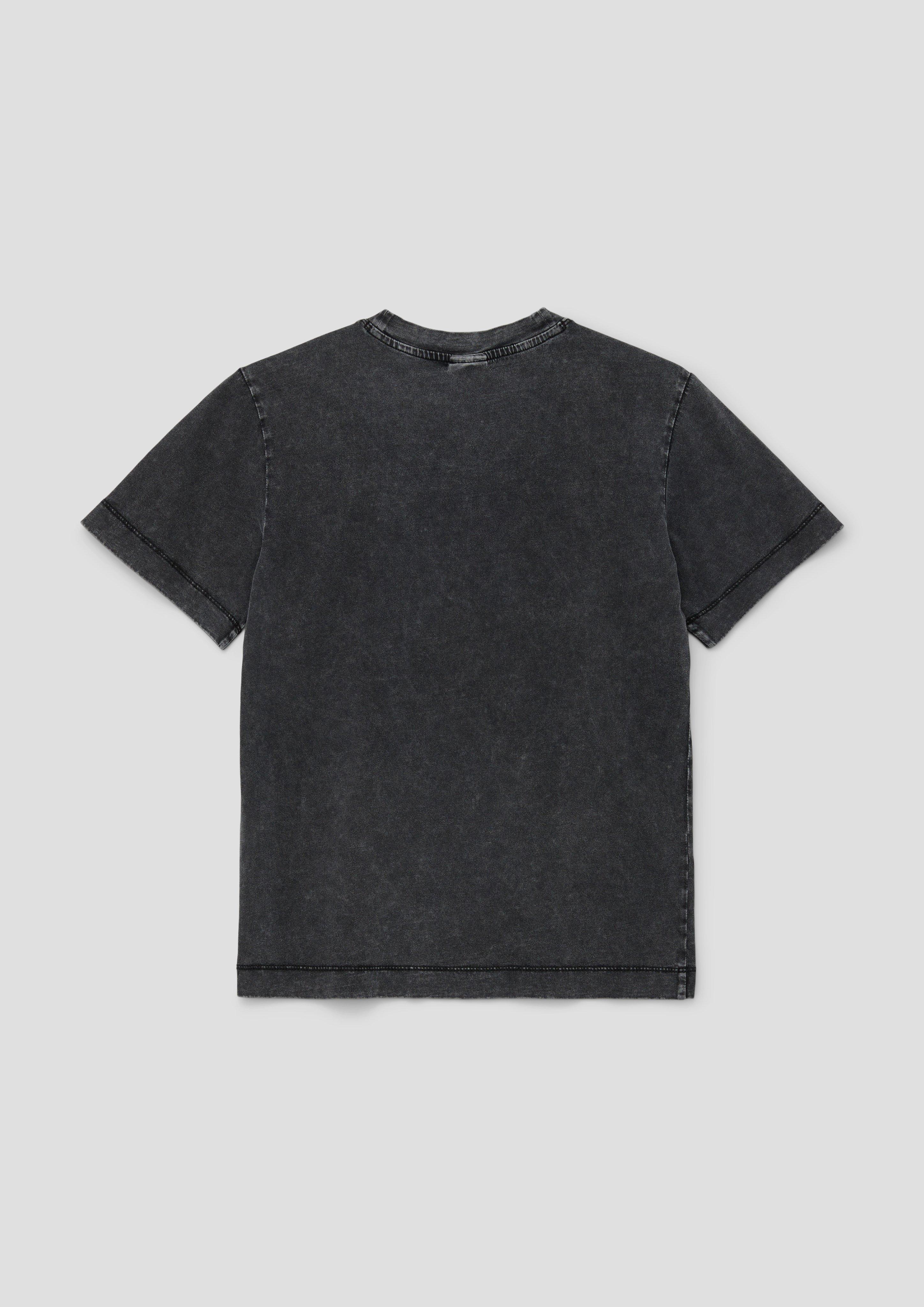 T-Shirt mit Acid-Wash  2140093-9999