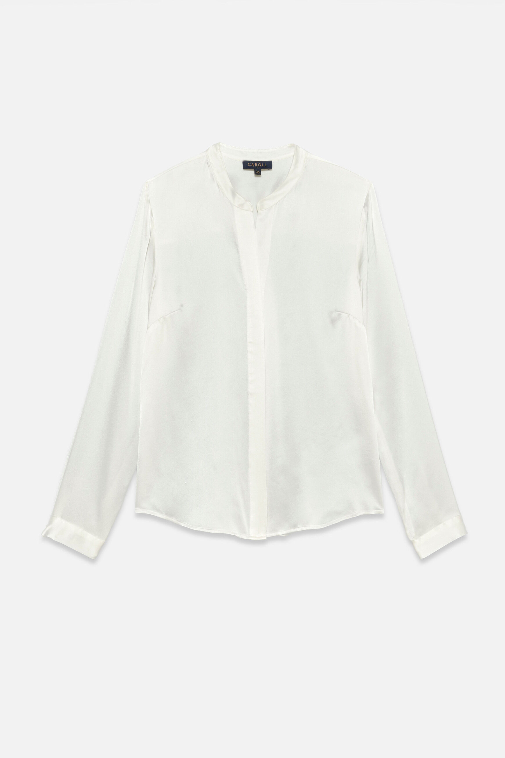chemise marie 100% soie ivoire femme