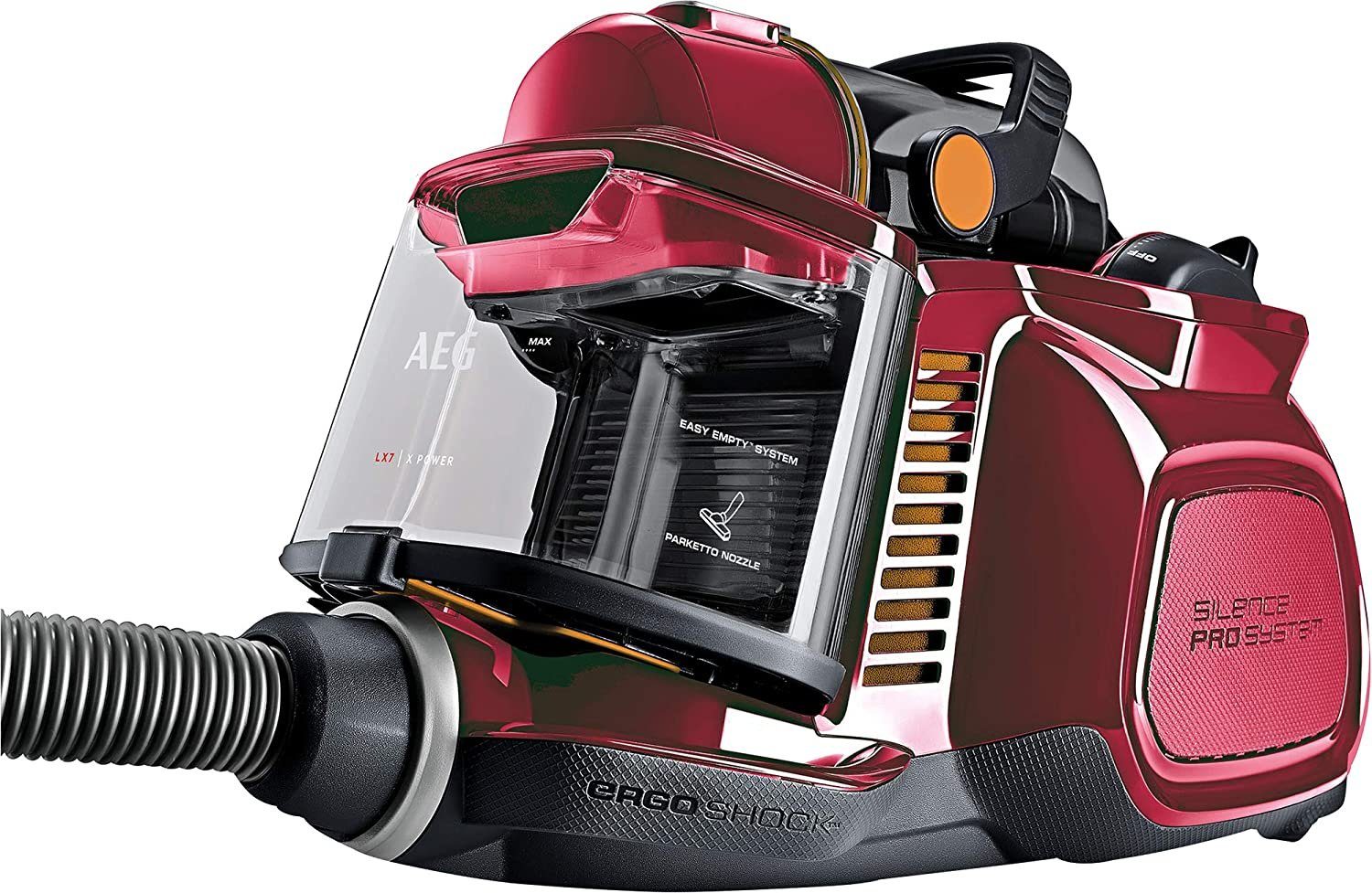 AEG Bodenstaubsauger LX7-2-FFP, 750,00 W, Beutellos, Powerflow >175 Km/h / Hygienefilter / Turbo Cyclonic