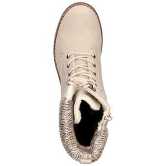 Charmosa Schnürstiefelette in beige