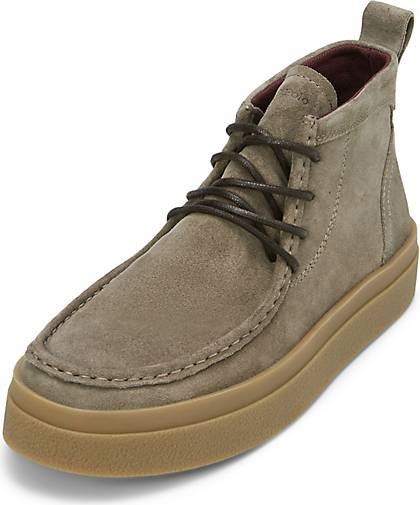 Marc O'Polo Schnürstiefel aus softem Veloursleder