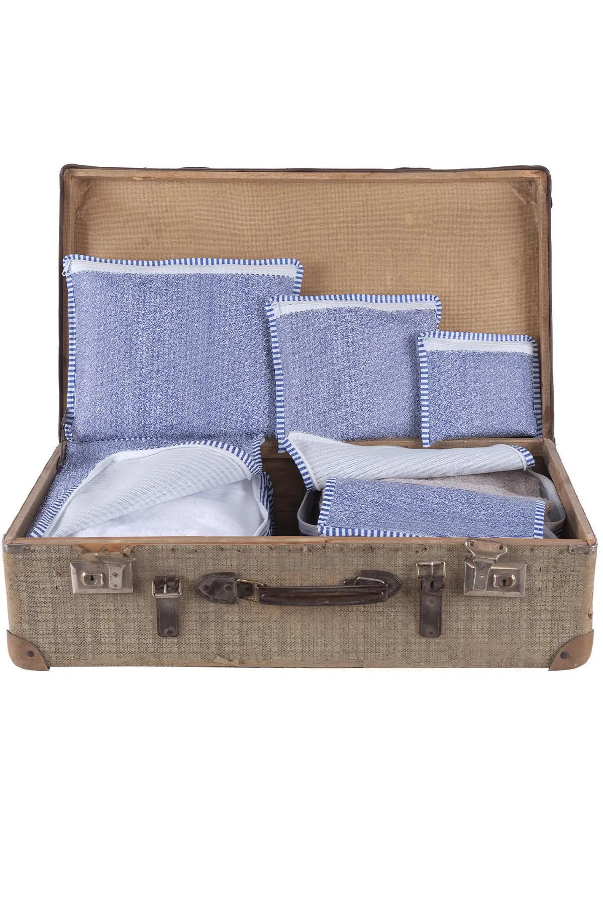 Znp Home  Reisen | Koffer-Organizer-Set 6-teilig | Koffer-Organizer Blau