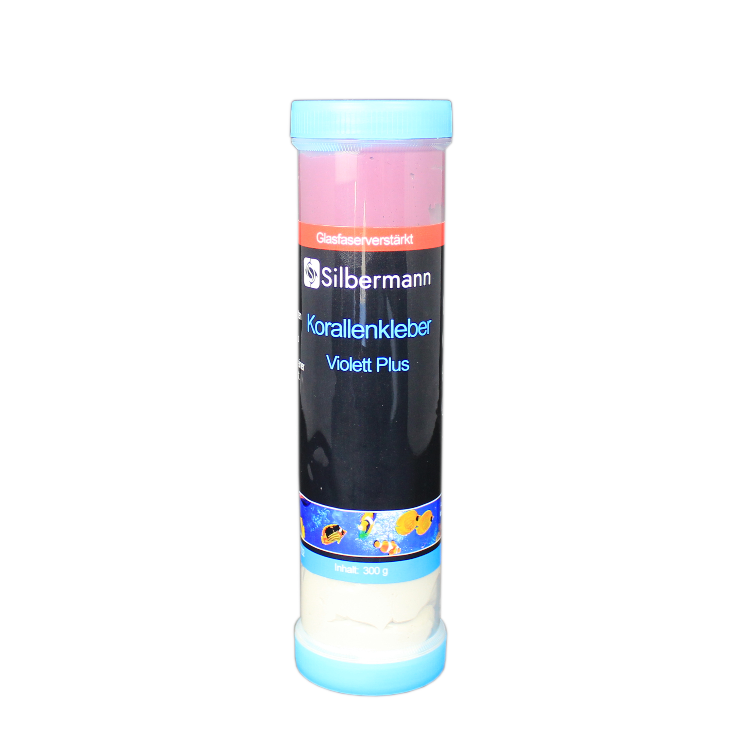 Silbermann Meerwasser Zubehör Silbermann Korallenkleber violett plus 300 g