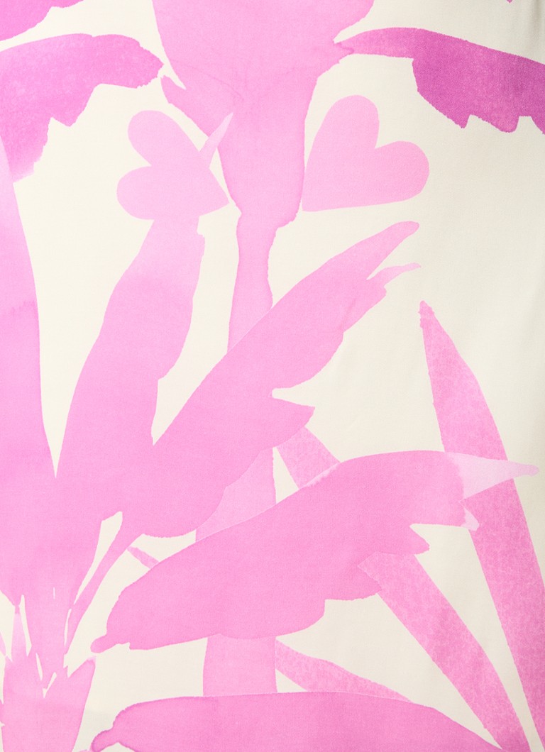 Μάξι φόρεμα Fabienne Chapot Luana με One Shoulder Leaf Print