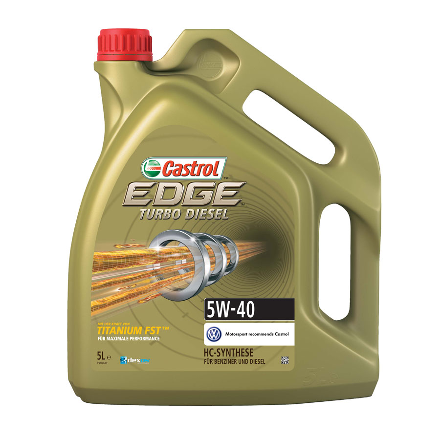 Castrol Edge Turbo Diesel 5W-40 Motoröl mit Titanium FST, 5 Liter - ATU