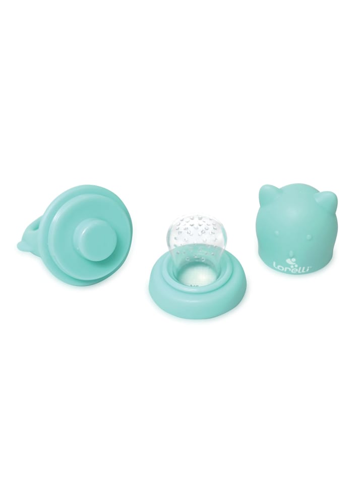 Lorelli Fruchtsauger 2 in 1 Beißring in blau günstig kaufen onesize