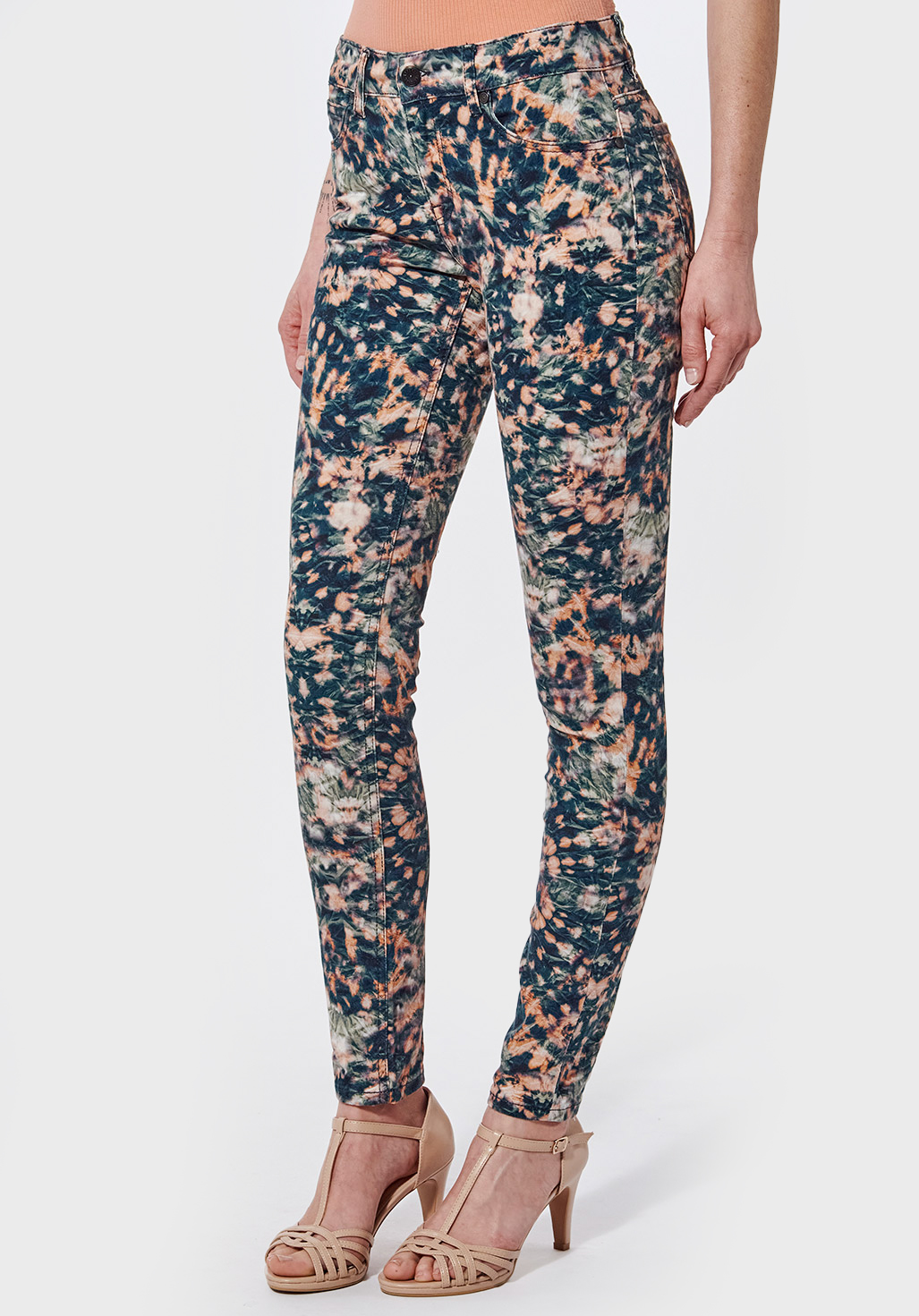 LAMI  Jean slim Femme imprimé
