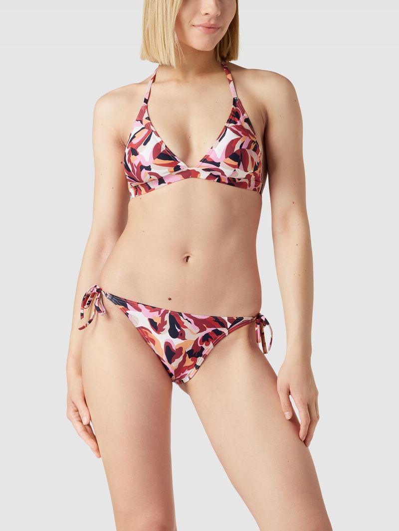 Bikini mit Allover-Muster Modell 'CARILO' in bordeaux rot