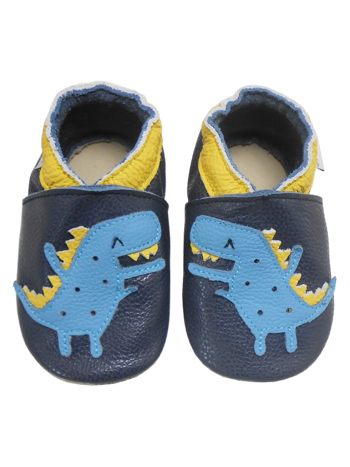Yalion Leder-Krabbelschuhe 