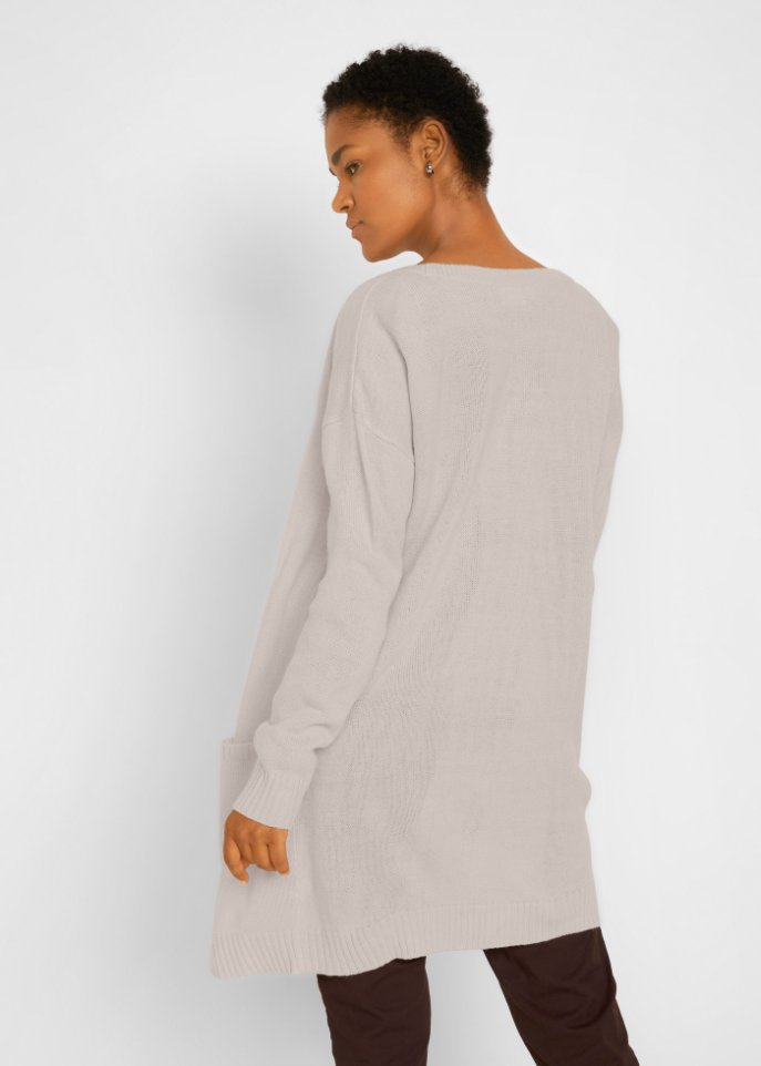 Basic Strickjacke