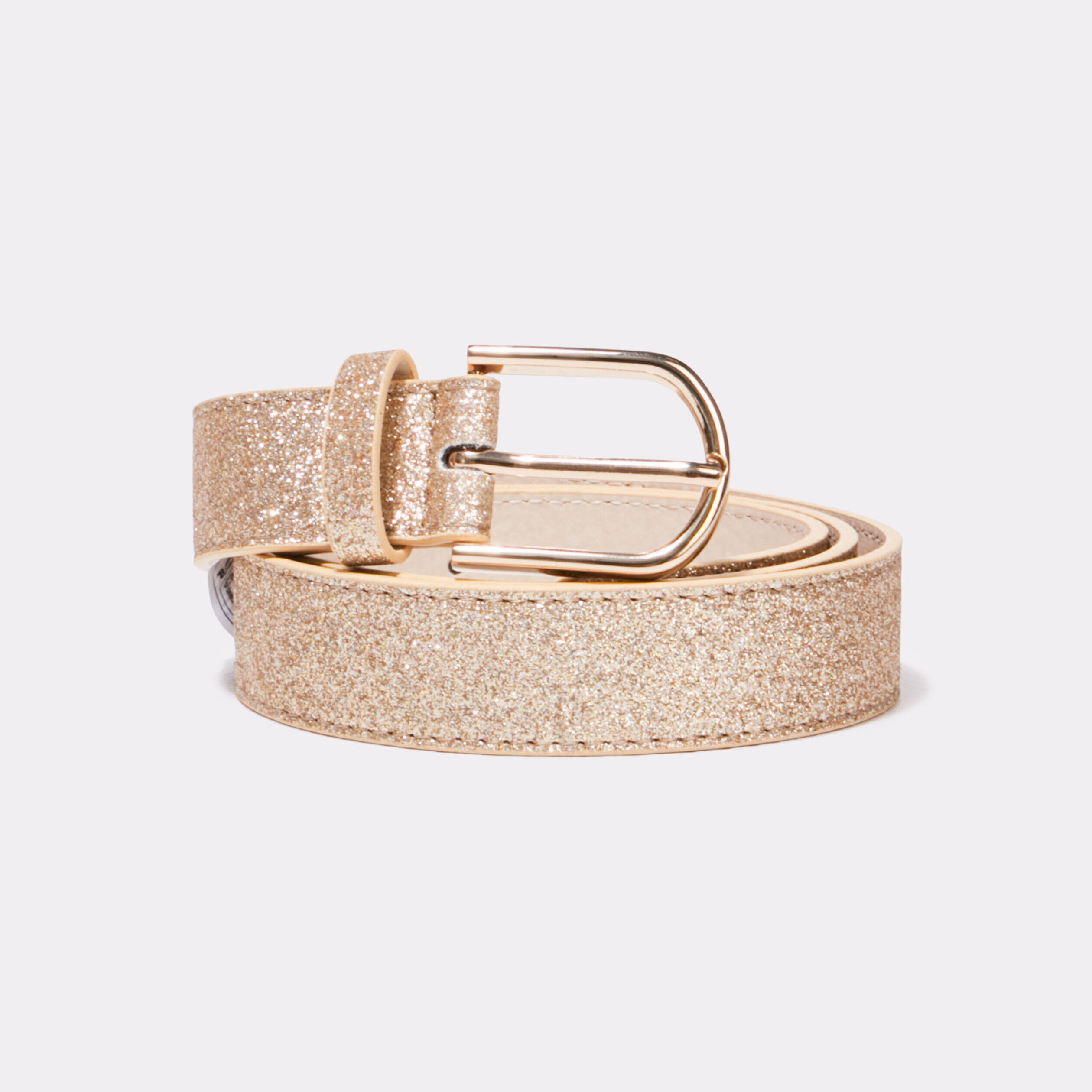 Ceinture pailletée couleur or femme | Cache Cache