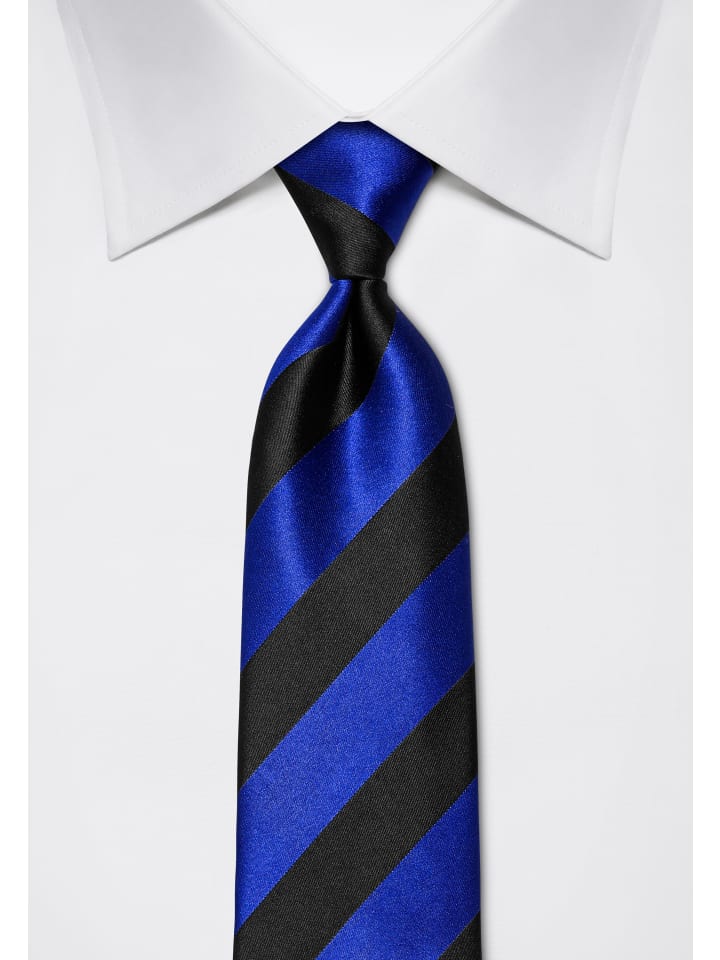 Vincenzo Boretti Krawatte in royalblau günstig kaufen onesize