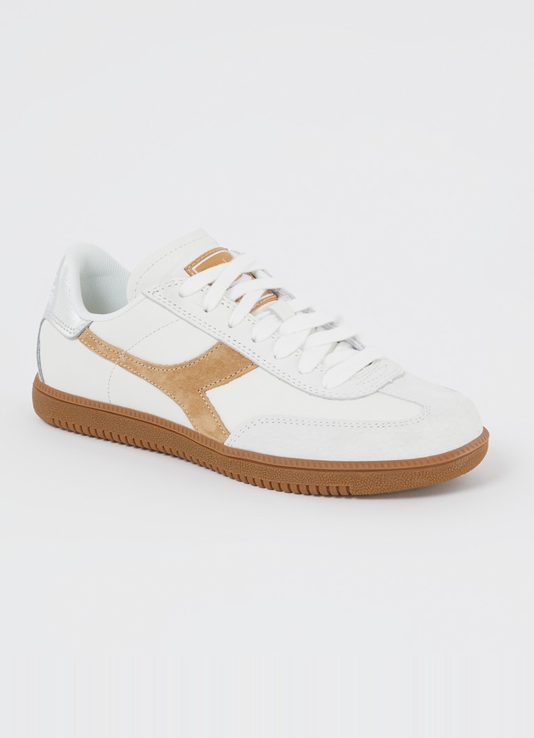 Kožené tenisky Diadora C6811 se semišovými detaily