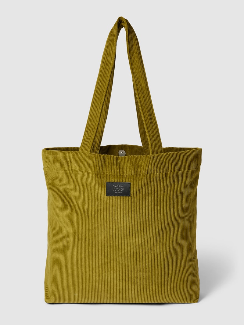 Tote Bag aus Cord Modell 'Olive' in olivgrün