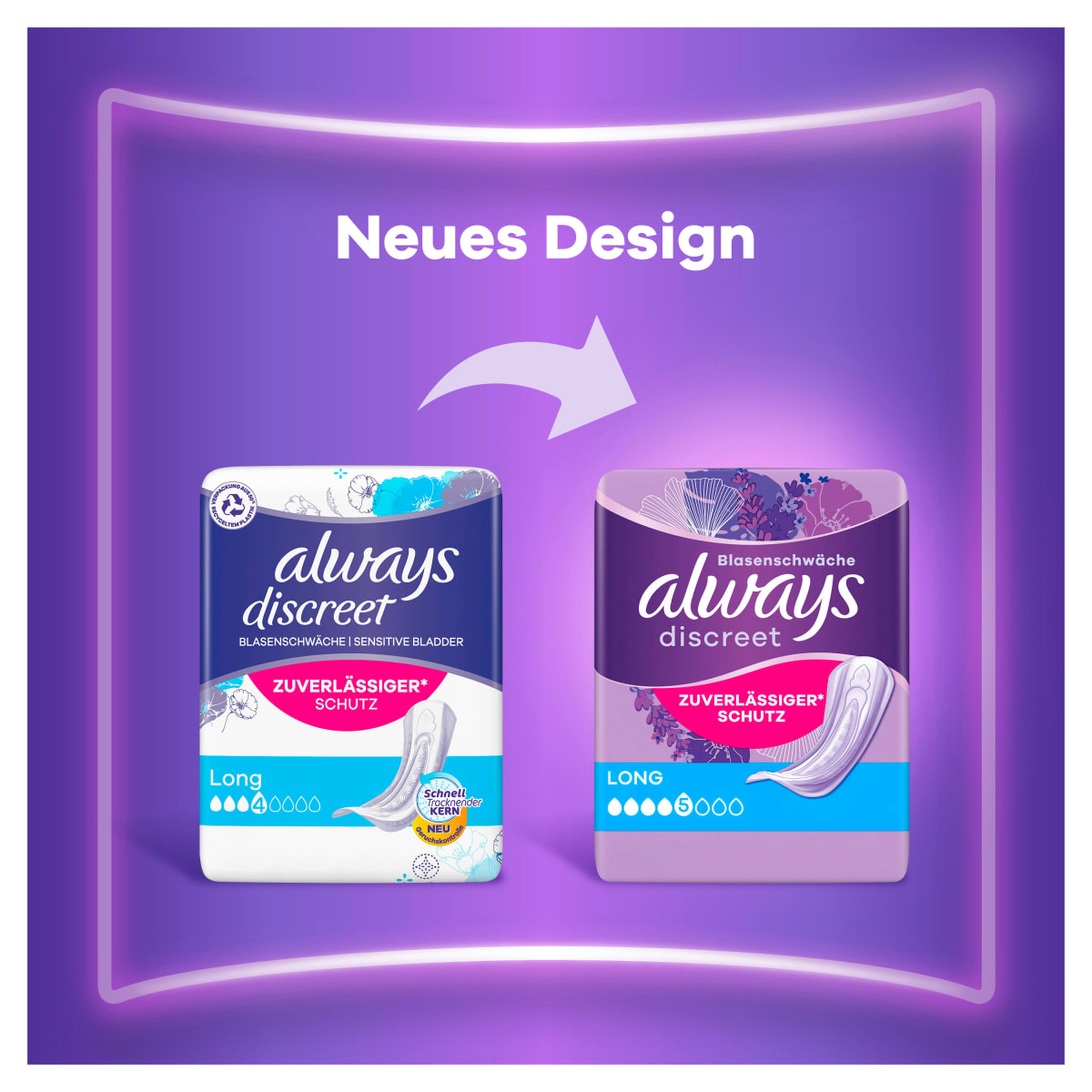 discreet Einlagen Inkontinenz Long Big Pack, 26 St
