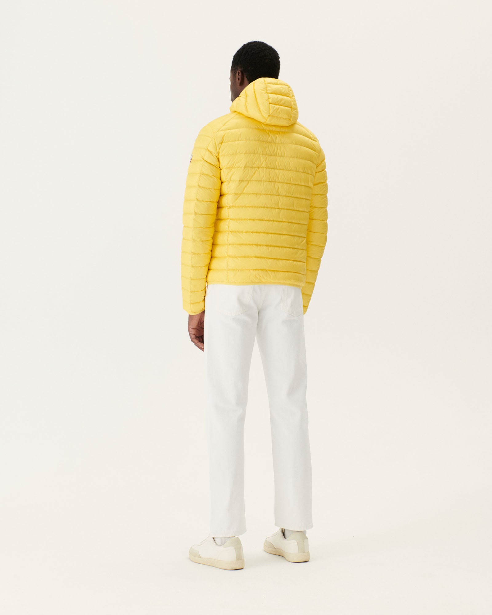 Doudoune légère à capuche Jaune clair Nico