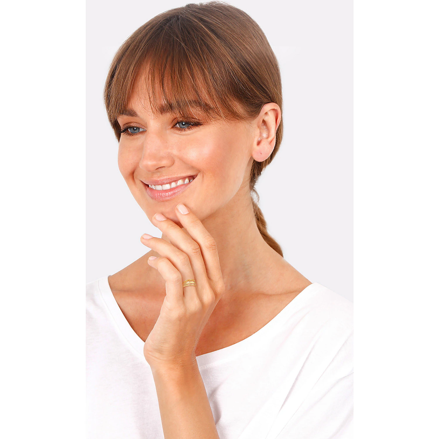 Elli Wave Ball Ring for Ladies in 925 Sterling Silver