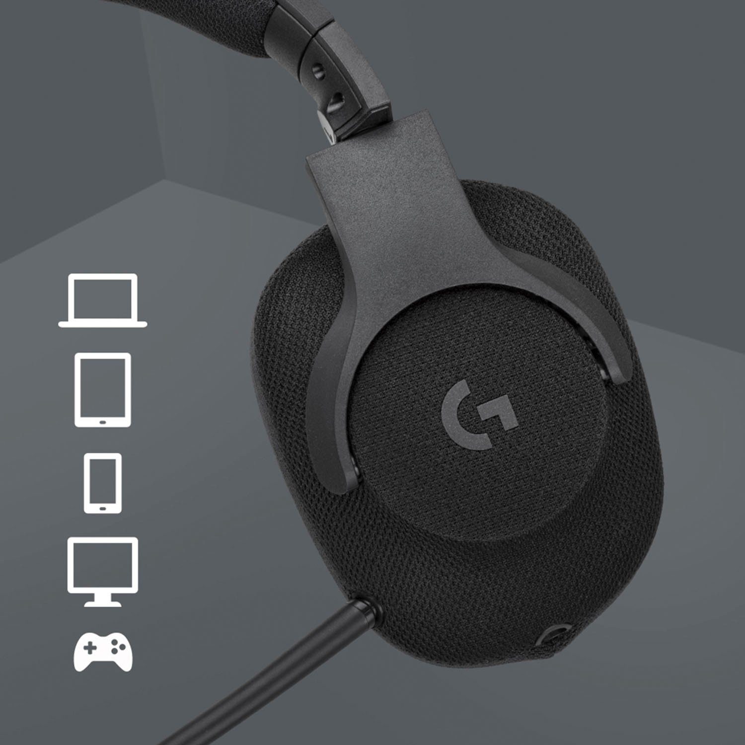 Logitech G G433 Gaming-Headset (Mikrofon abnehmbar, Rauschunterdrückung)
