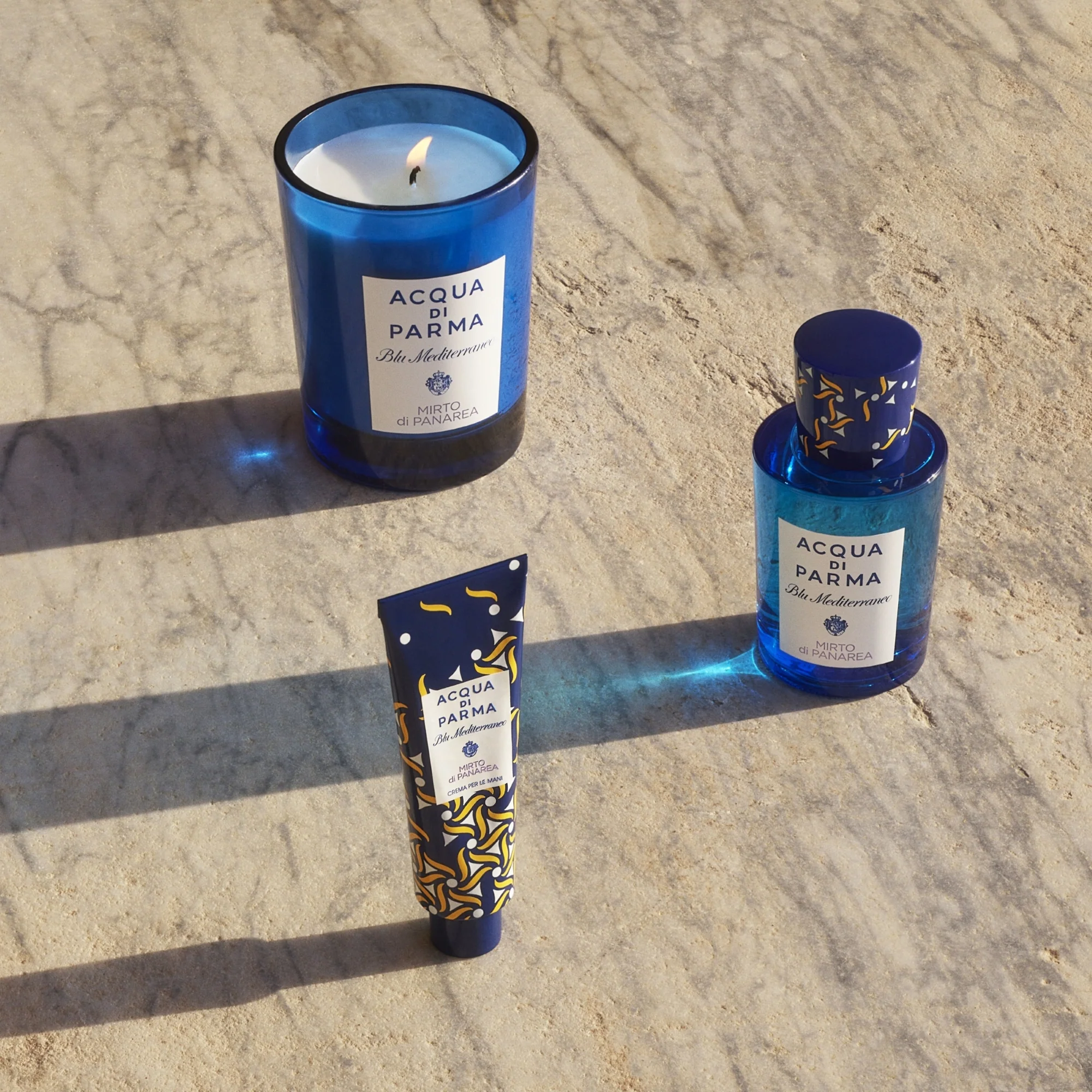 Stearinlys og atmosfære: Panarea Myrtle Scented Candle - Duftlys