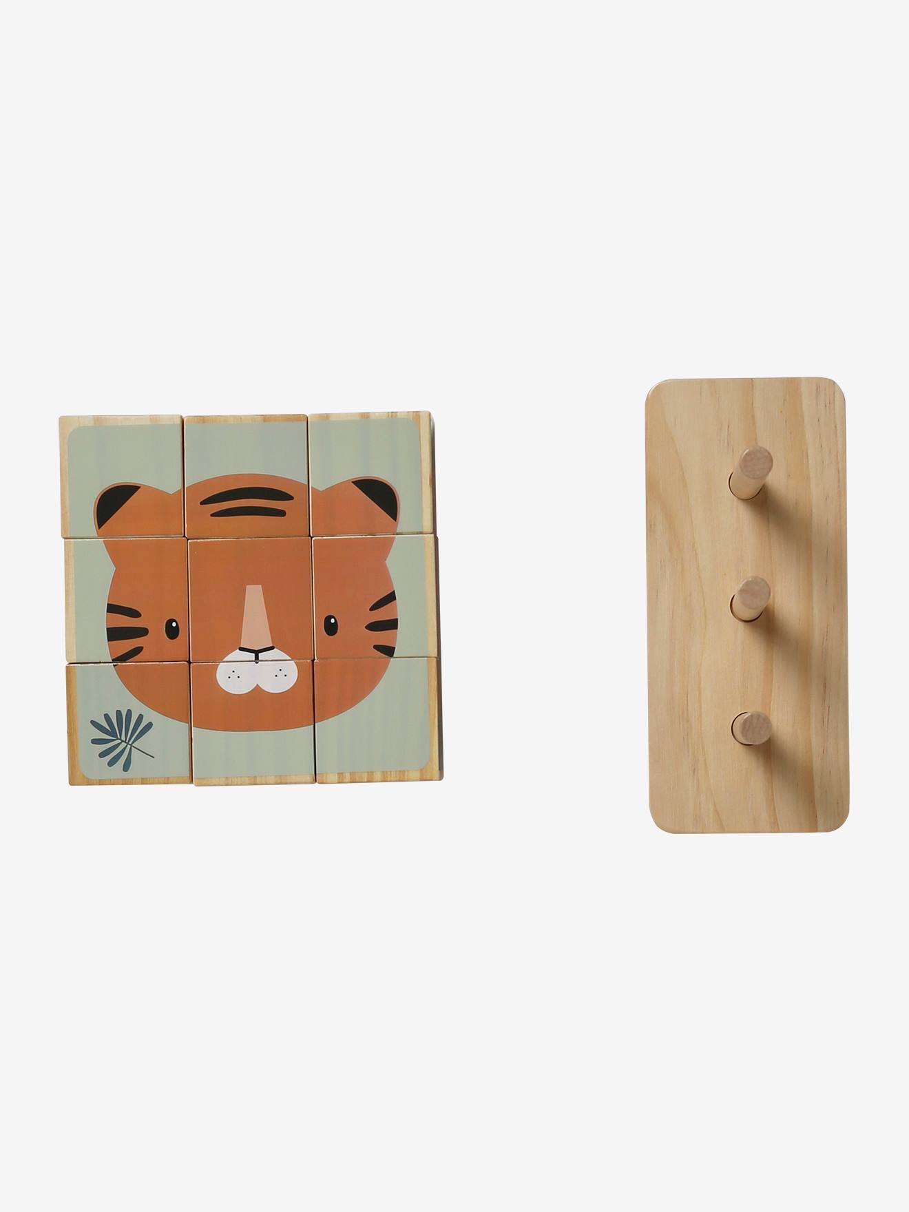 Puzzle de cubes à empiler en bois FSC® bois