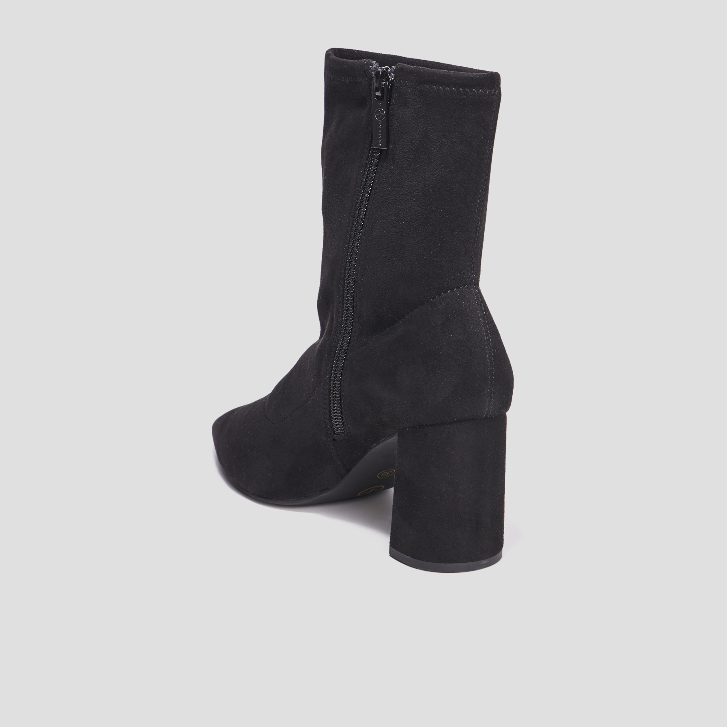 Bottines à talons bouts pointus noir femme | La Halle