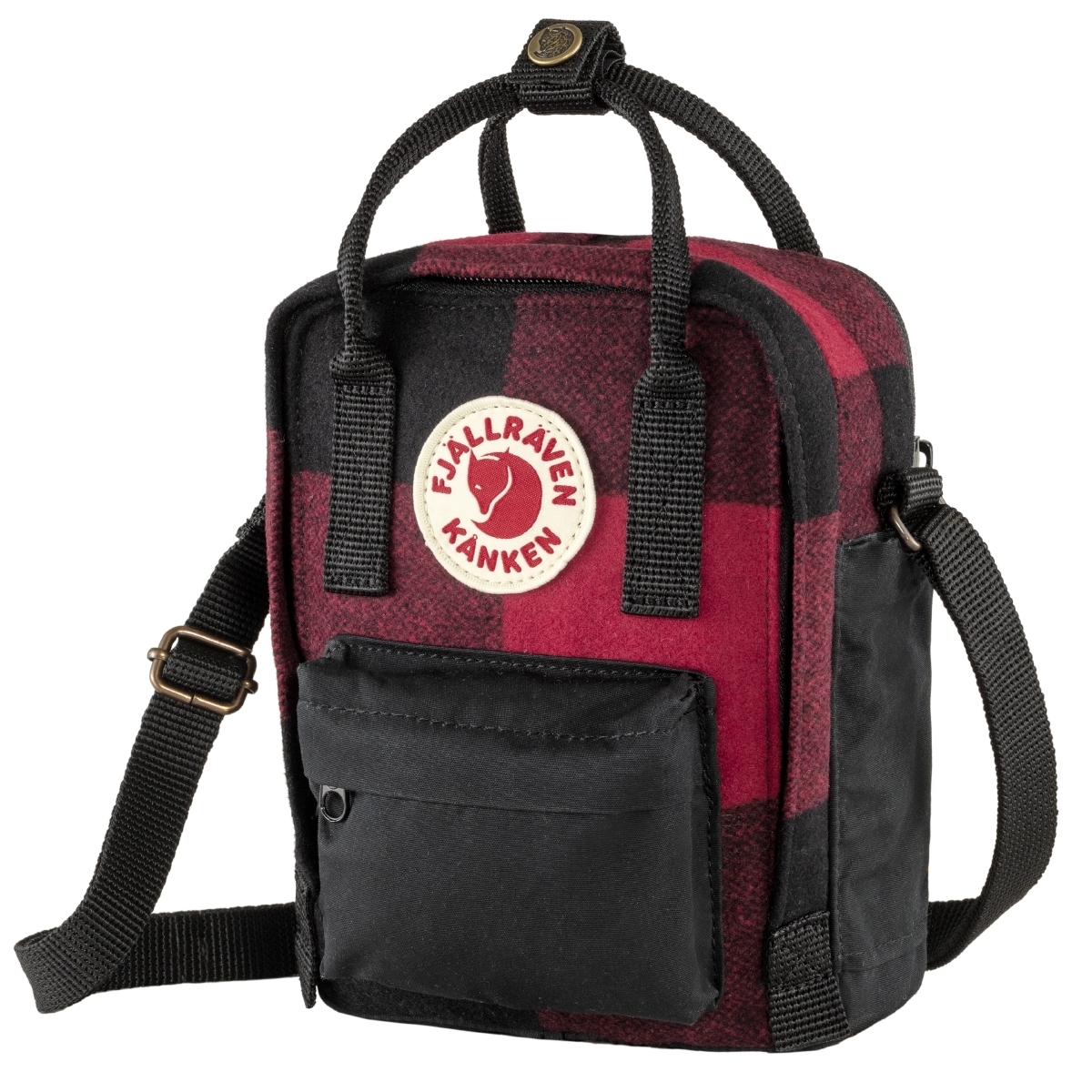 Fjällräven Kanken Re-Wool Sling Umhängetasche rot