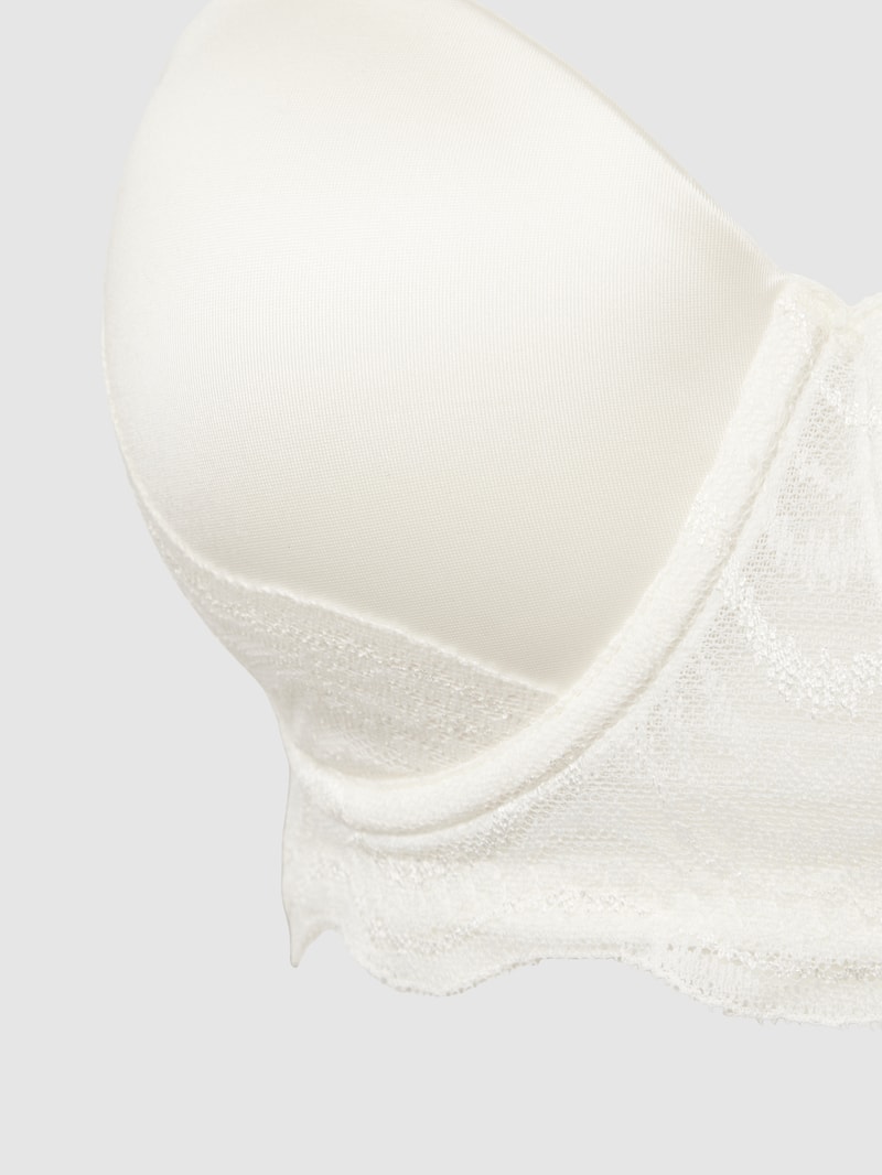 BH mit Spitzenbesatz in offwhite