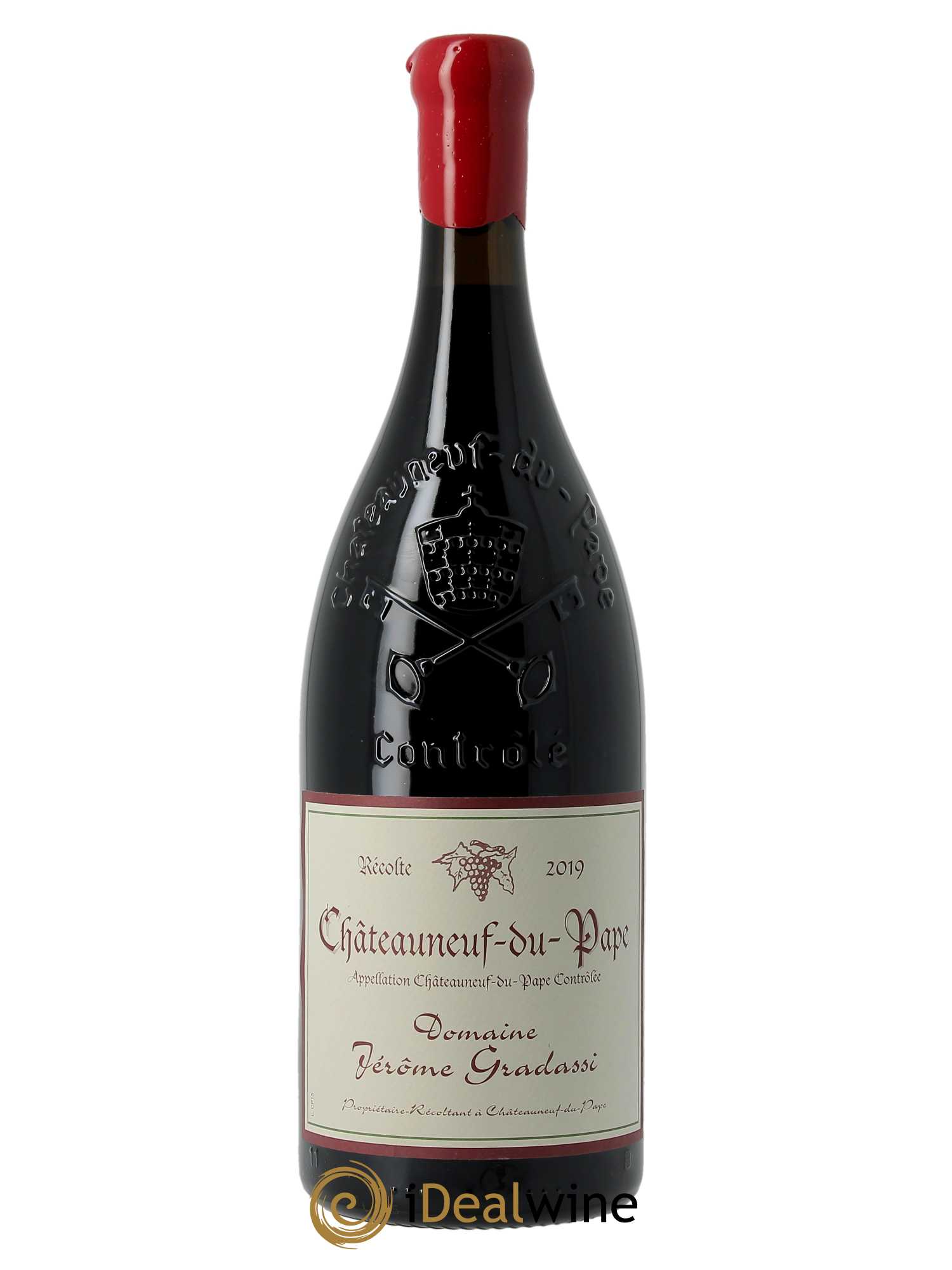 Châteauneuf-du-Pape Jérôme Gradassi  2019 - Lot de 1 Magnum