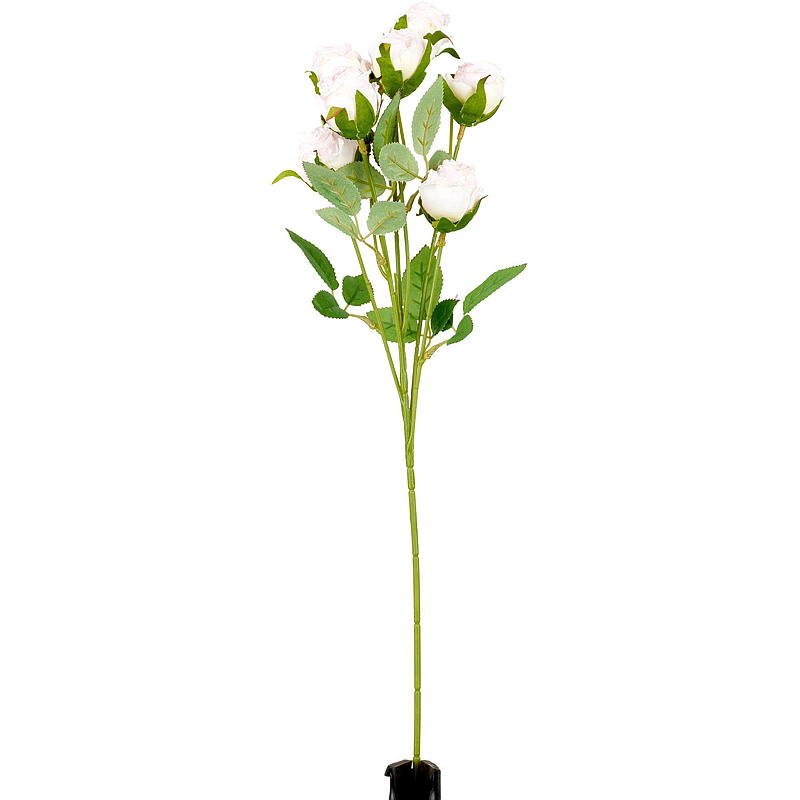 Home Rosestilk 56 cm m/7 blomster kunstig