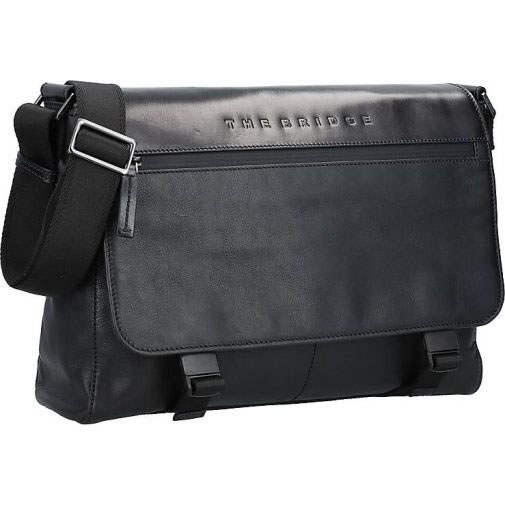 The Bridge Damiano Aktentaschen Messenger Leder 37 cm Laptopfach