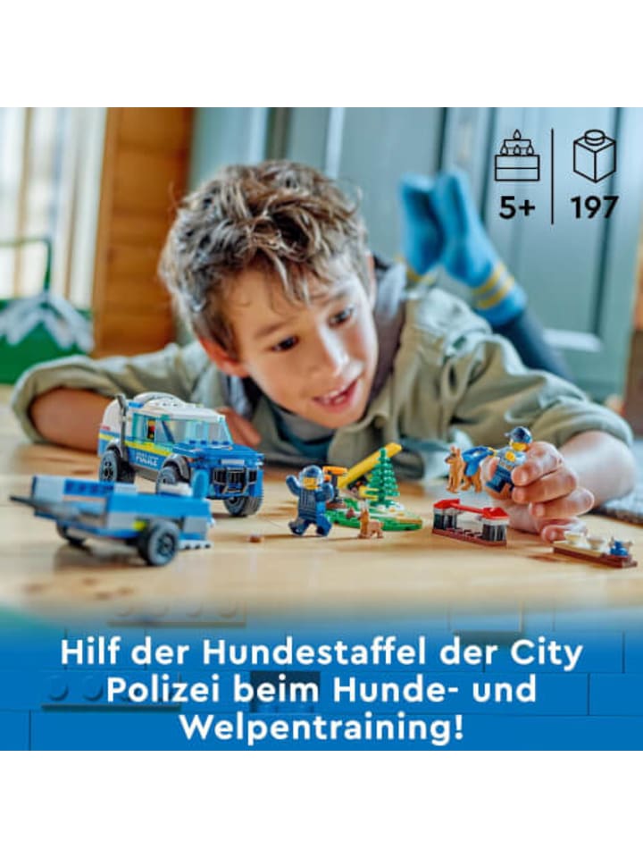 LEGO Bausteine City 60369 Mobiles Polizeihunde-Training günstig kaufen onesize