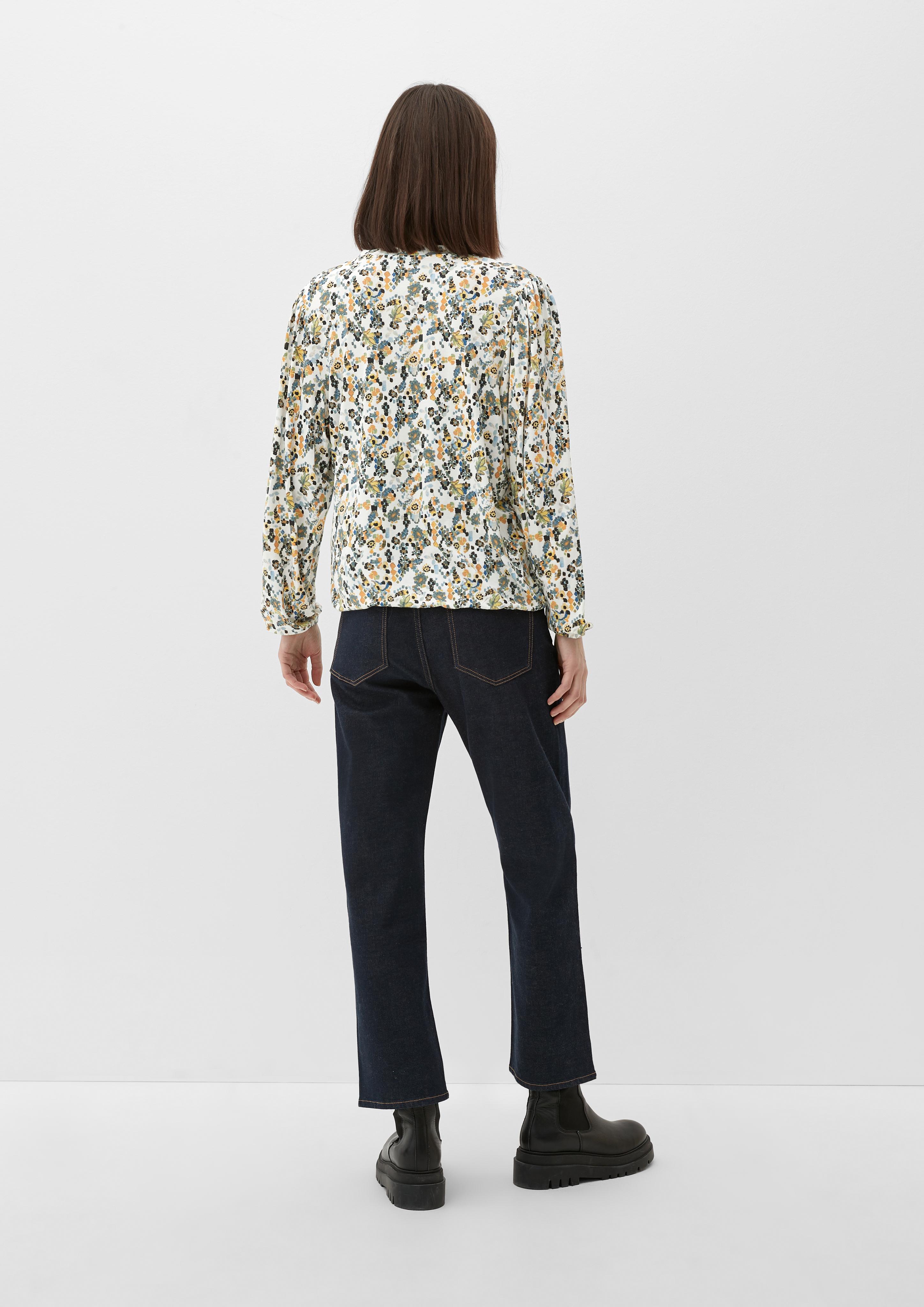 Jerseybluse mit Tunika-Ausschnitt  2129456-02A0
