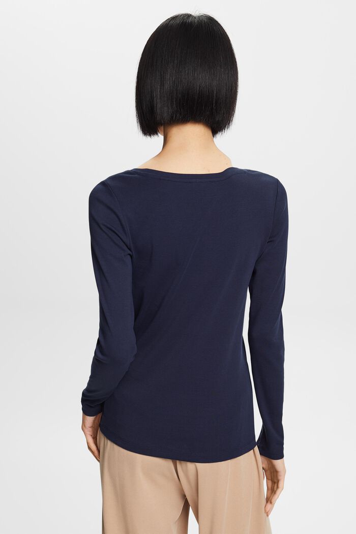 Longsleeve aus Bio-Baumwolle mit Logo