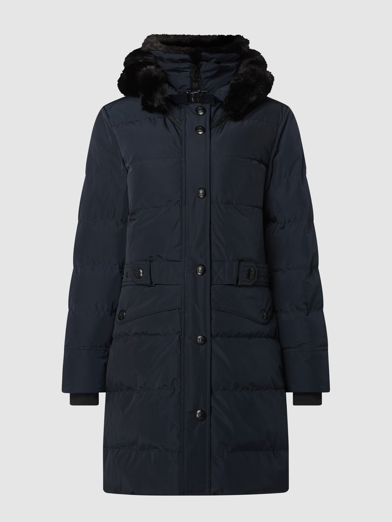 Funktionsjacke mit Label-Details Modell 'Kitzbühel' in marineblau