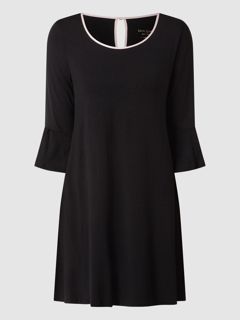 Pyjama mit Stretch-Anteil in schwarz