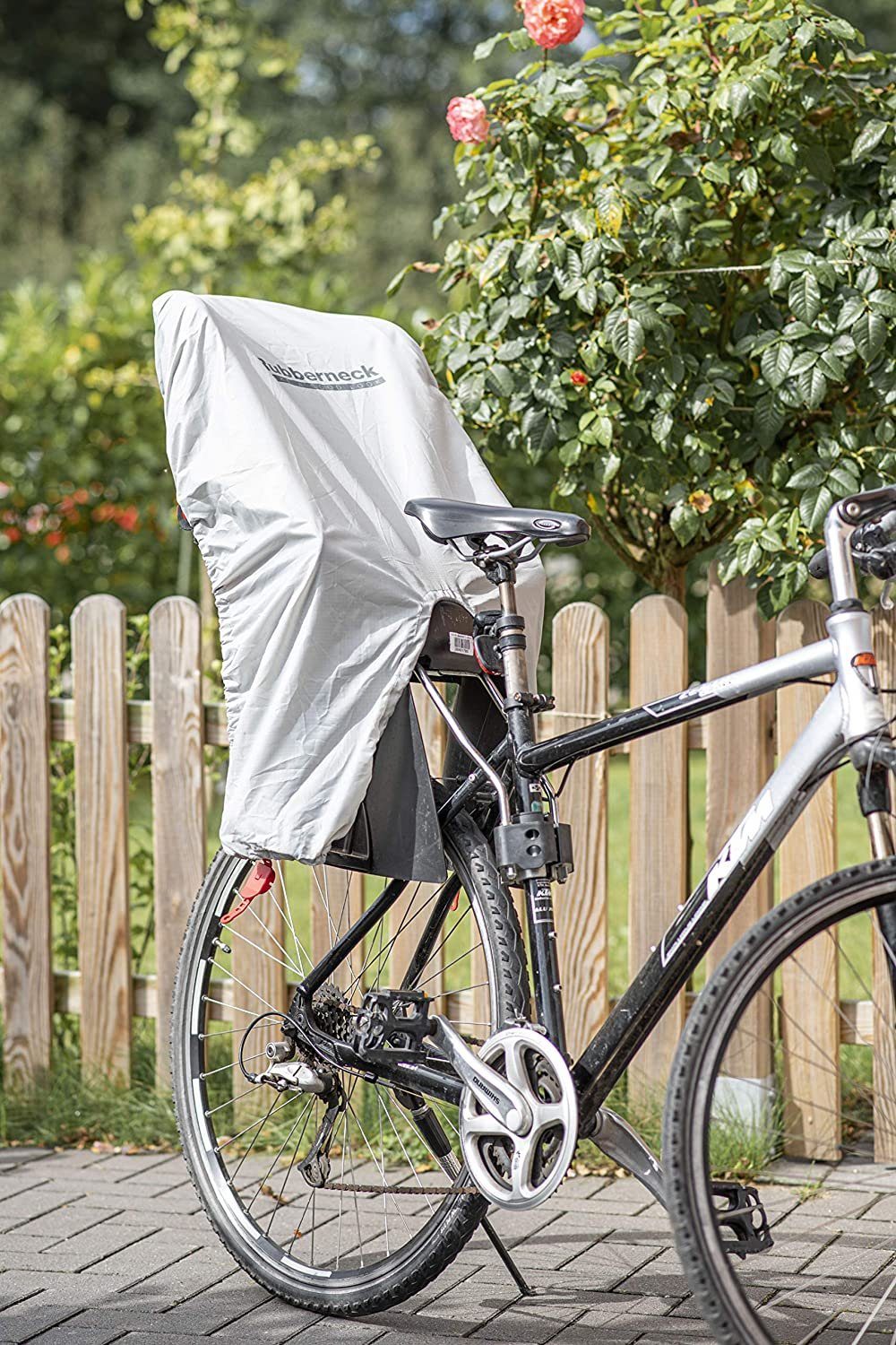 RUBBERNECK Fahrradkindersitz Regenschutz für Fahrradkindersitze, wasserdicht, reflektierend
