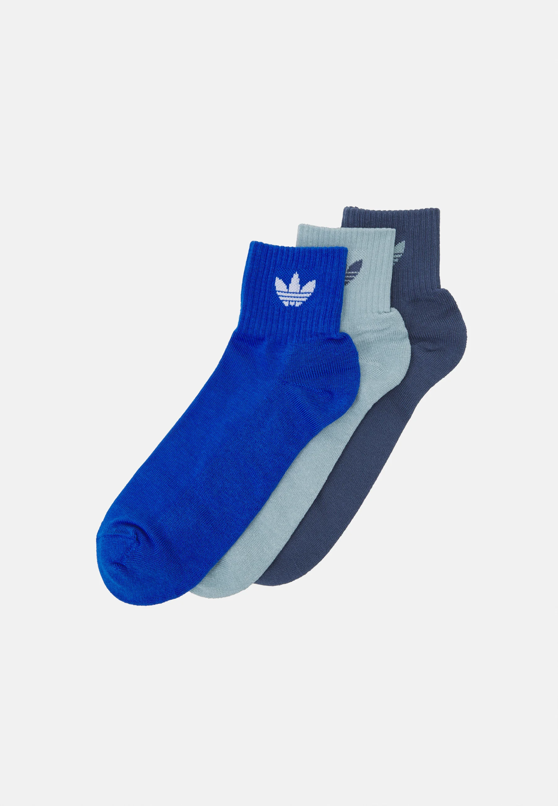 adidas Originals Calcetines unisex de media caña, paquete de 3