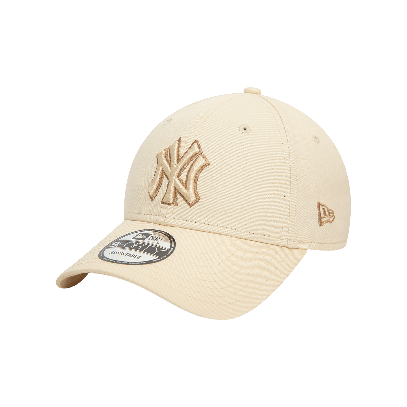 New Era MLB New York Yankees Team Outline 9Forty Cap Beige