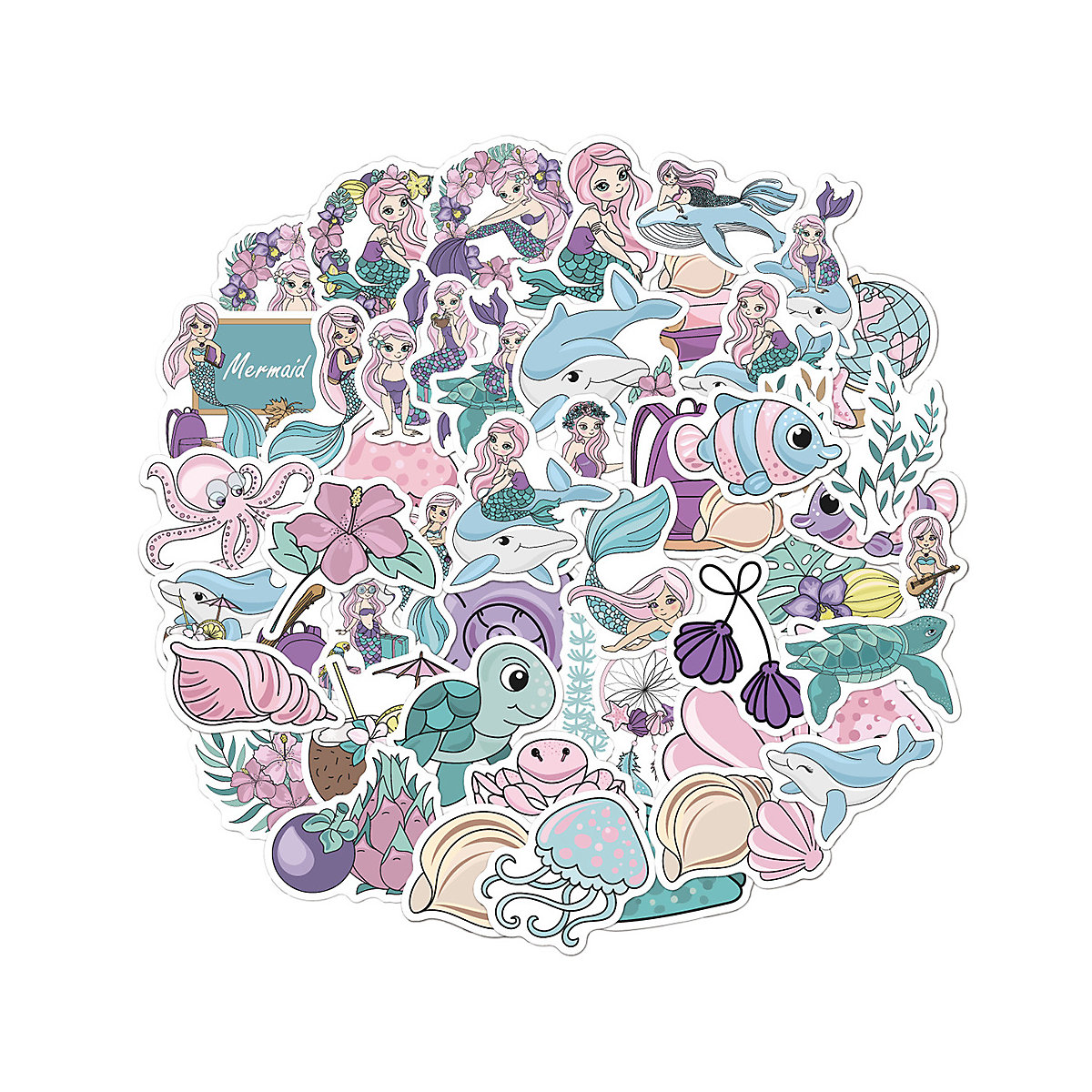 frler Aufkleber 300 Stück Vinyl Stickers Sticker für Kinder
