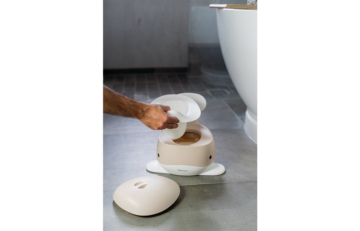 KINDSGUT Töpfchen Wal, (1-tlg), 2-in-1 Funktion