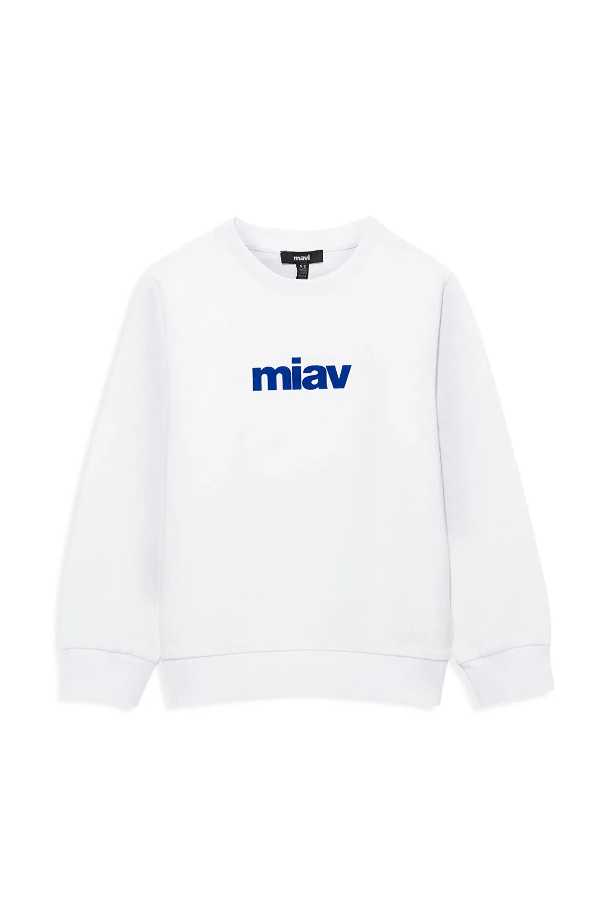 Mavi  Miav bedrucktes weißes Sweatshirt 6610031-620