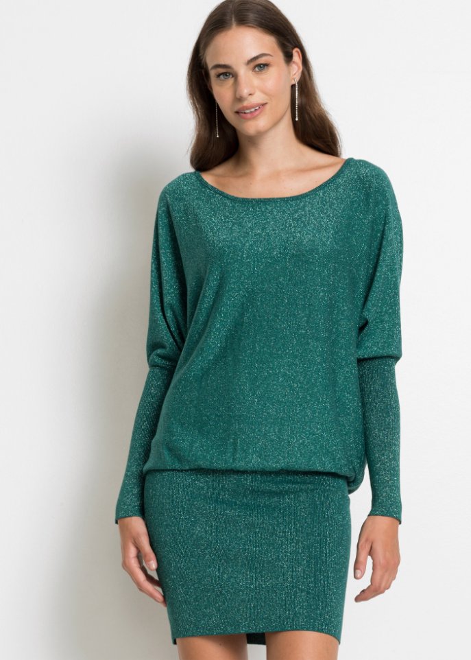 Strickkleid mit Glitzer