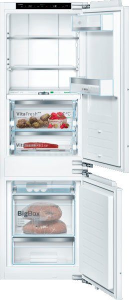 BOSCH Einbaukühlgefrierkombination 8 KIF86PFE0, 177,2 cm hoch, 55,8 cm breit